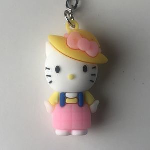 Hello Kitty 3D Keychain With Rubber Strap “Adorable”